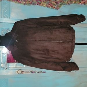 London Fog suedelike jacket size medium